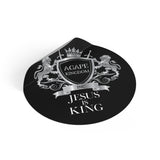 Agape Kingdom Round Vinyl Stickers - AGAPE KINGDOM INC