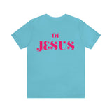 Nothing but the blood of JESUS  Short Sleeve Tee - AGAPE KINGDOM INC