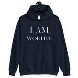 I Am Worthy Men’s Hoodie - AGAPE KINGDOM INC