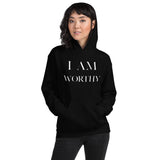 I Am Worthy Women’s  Hoodie - AGAPE KINGDOM INC