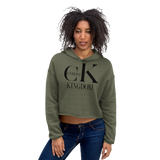 Christ Kingdom Crop Hoodie (Black lettering) - AGAPE KINGDOM INC