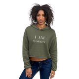 I Am Worthy  Crop Hoodie - AGAPE KINGDOM INC