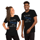 Women’s “Know desire to fit in”Short-Sleeve T-Shirt - AGAPE KINGDOM INC