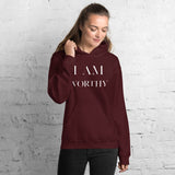 I Am Worthy Women’s  Hoodie - AGAPE KINGDOM INC