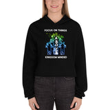 Focus on things above Crop Hoodie - AGAPE KINGDOM INC