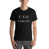 I Am Worthy Mens Premium T-Shirt - AGAPE KINGDOM INC