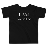 I am Worthy Toddler Short Sleeve Tee - AGAPE KINGDOM INC
