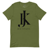 Jesus is King white Mens Short-Sleeve T-Shirt - AGAPE KINGDOM INC