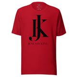 Jesus is King white Mens Short-Sleeve T-Shirt - AGAPE KINGDOM INC