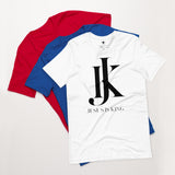 Jesus is King white Mens Short-Sleeve T-Shirt - AGAPE KINGDOM INC