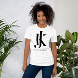 Jesus is King white Mens Short-Sleeve T-Shirt - AGAPE KINGDOM INC