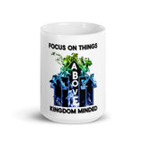 Focus on things above Mug - AGAPE KINGDOM INC